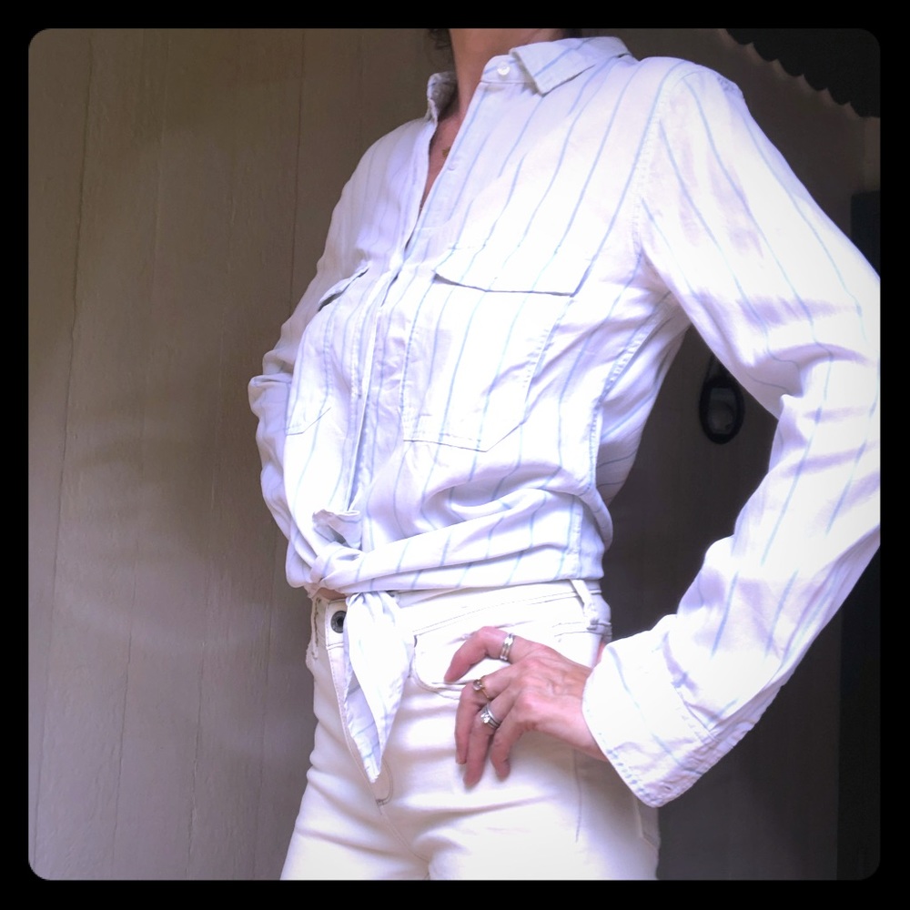 Rails button down boyfriend style shirt